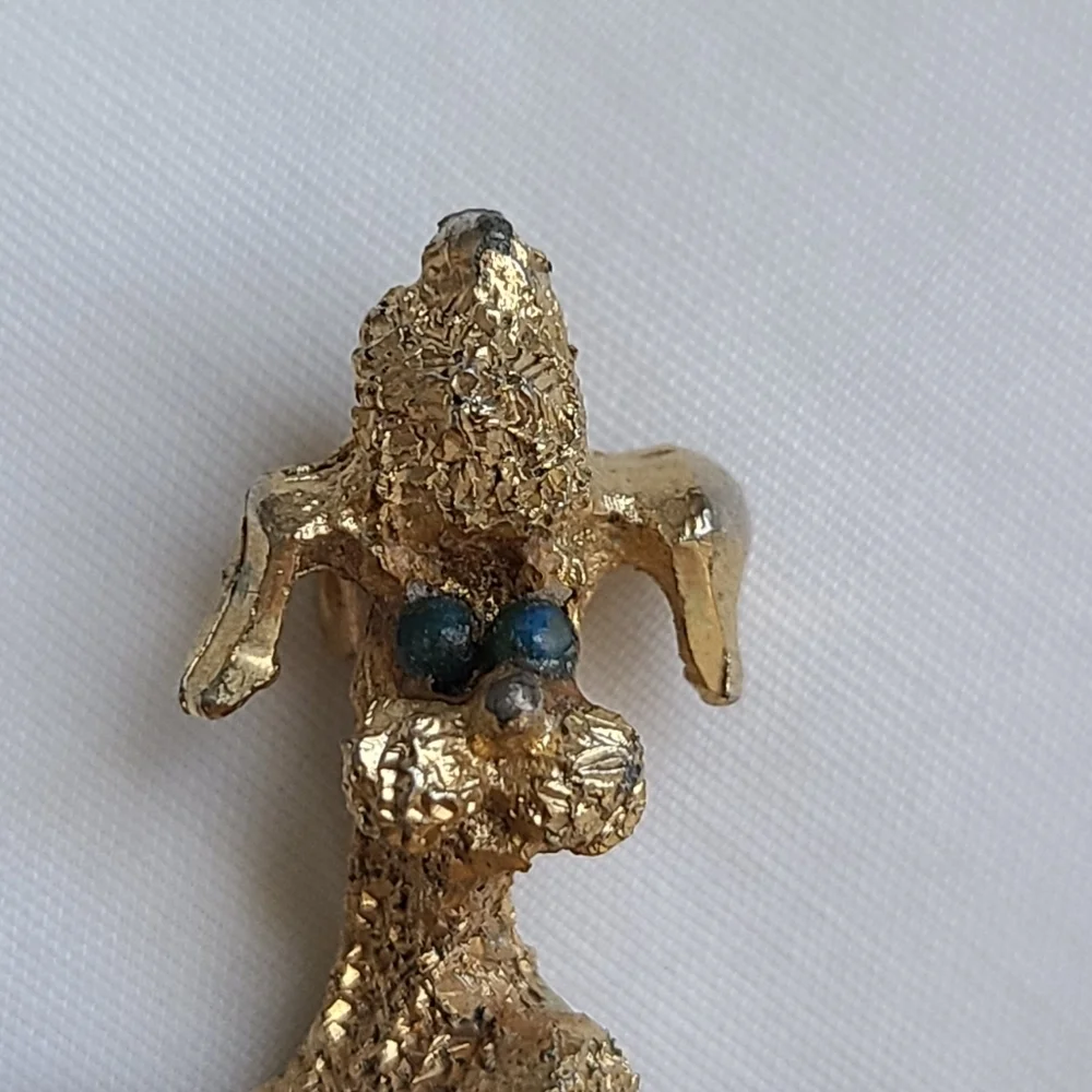 SALE! Vintage Mid Century Poodle Brooch
